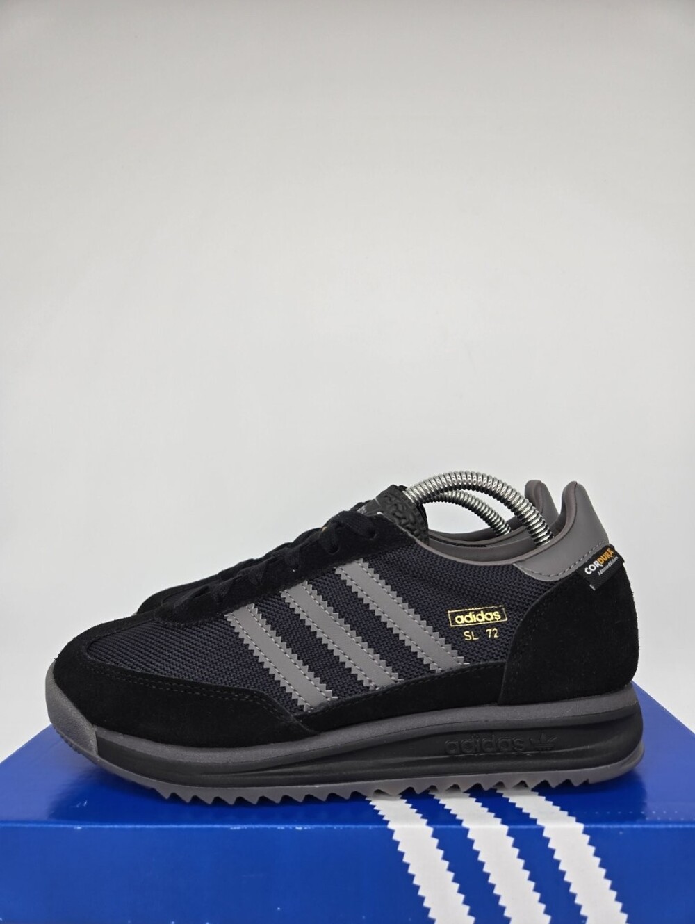 adidas SL 72 RS KK3643 Core Black Charcoal Cordura Shoes Women's Size 7
